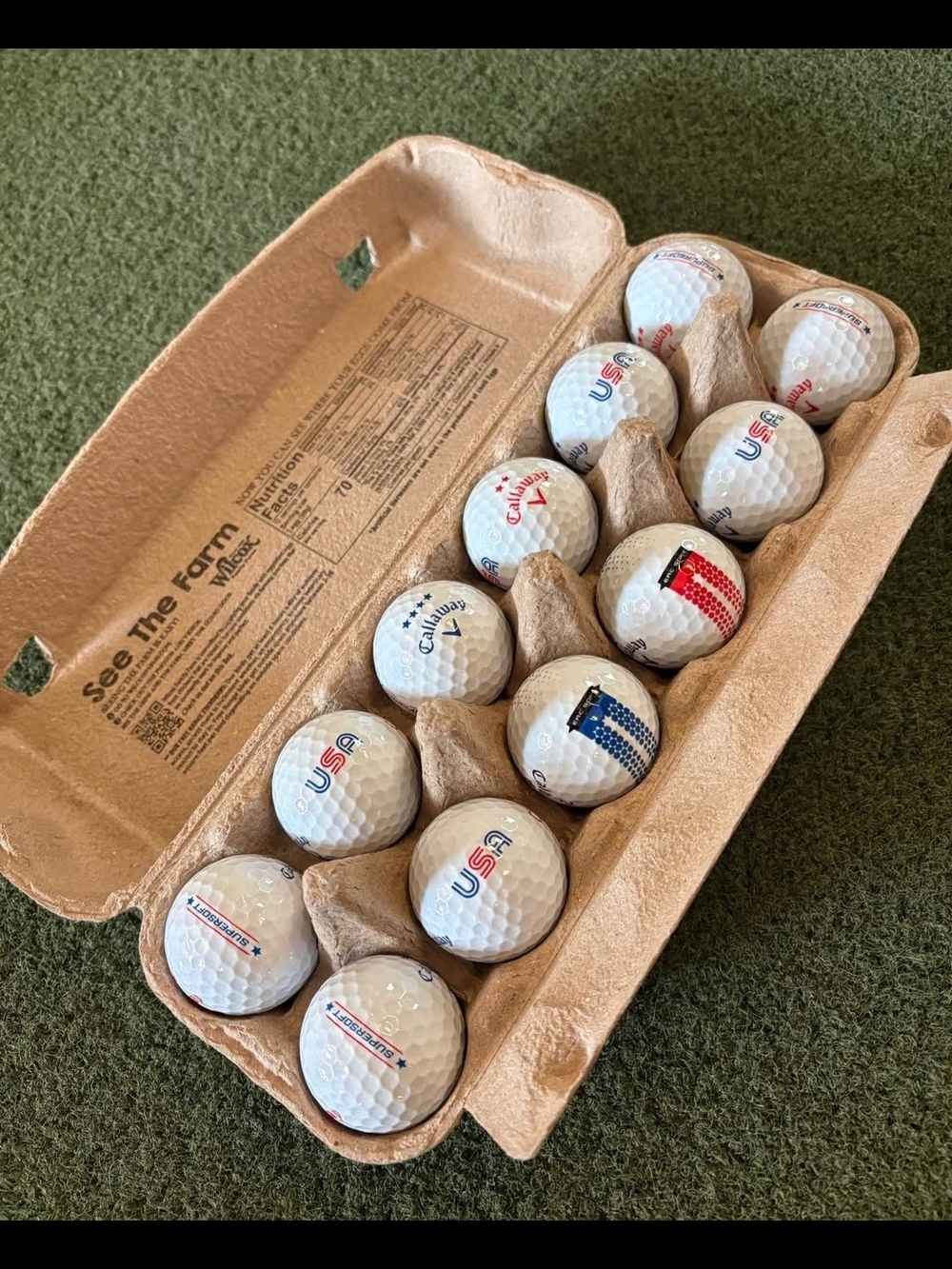 Callaway Supersoft & ERC (USA Edition) White Golf Ball Set - 12 Pack